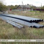 Со строительной площадки в Пинске украли трубы
