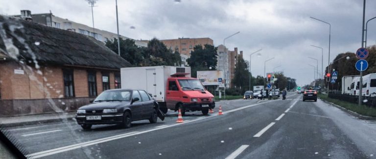 ДТП на Первомайской улице в Пинске
