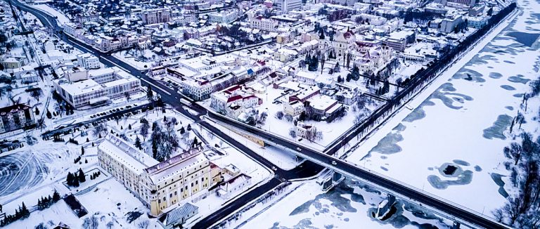 Первый снег на Пинщине. Фотофакт