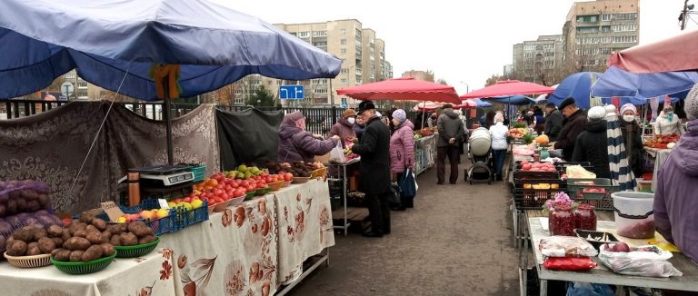 Цены на продукты в Пинске на рынке и в магазинах
