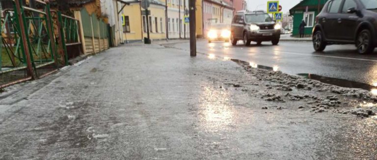 Дороги с «корочкой», как вам сегодня скользилось пинчане?