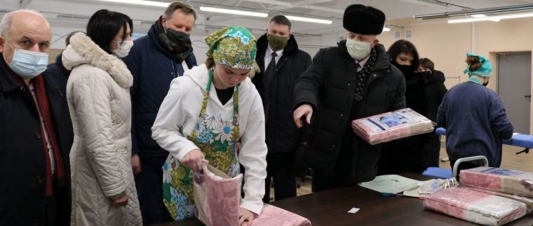 Школа Пинского района будет выпускать собственную линейку постельного и столового белья