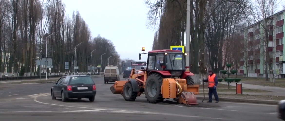 ремонт дорог Пинск