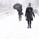 Холодно и снежно на праздники в Пинске