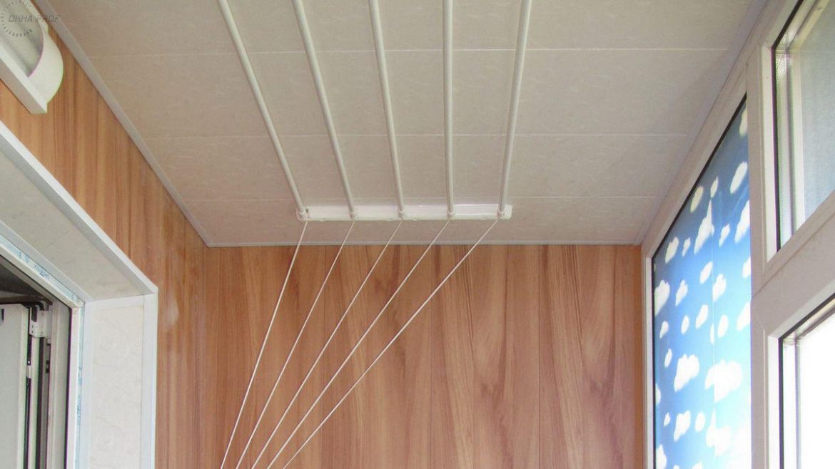 Потолочная сушилка белья: ее плюсы и минусы