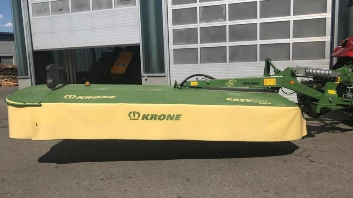 Обзор задненавесной дисковой косилки Krone EasyCut R 400