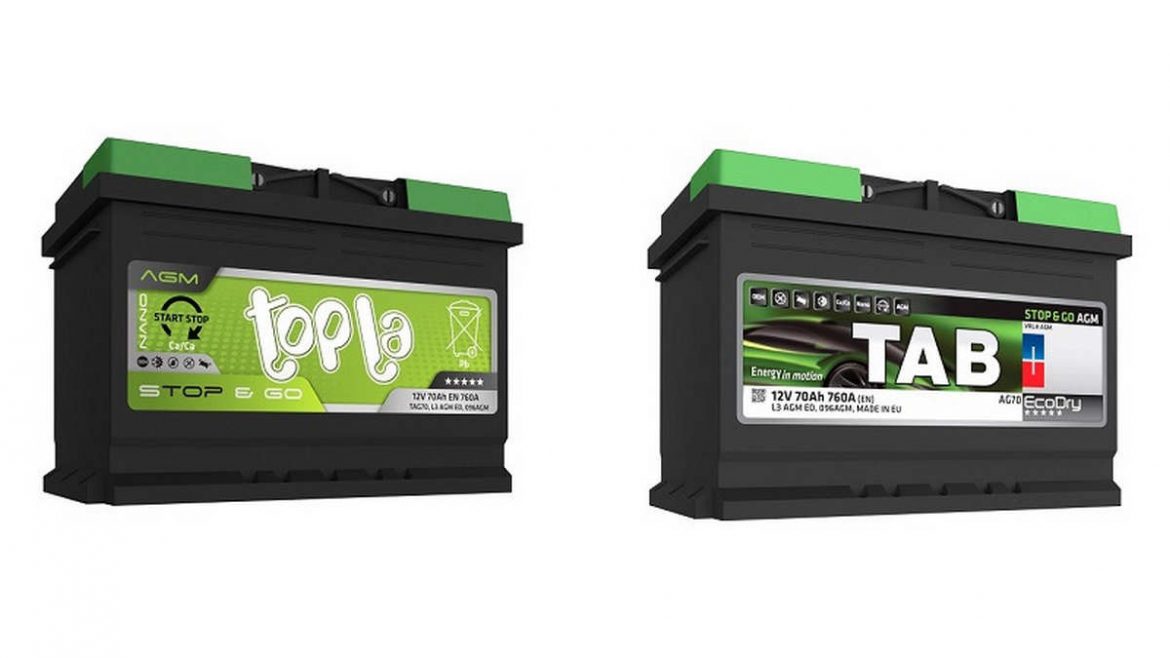 Сравнение двух словенских аккумуляторов Tab и Topla