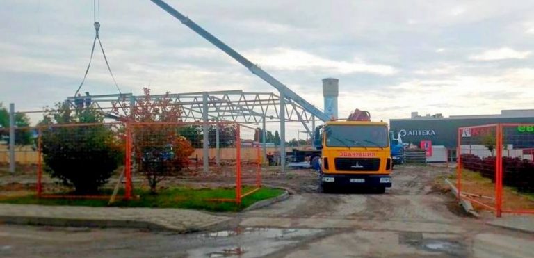 Торговый центр в Пинске начали возводить без соответствующих документов