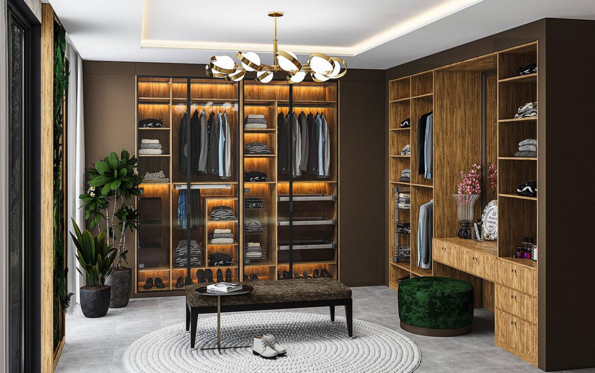 Организация пространства со шкафами-купе