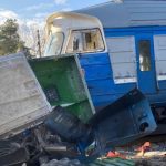 Дизель-поезд врезался в трактор недалеко от Бреста