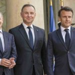 Шольц, Дуда и Макрон