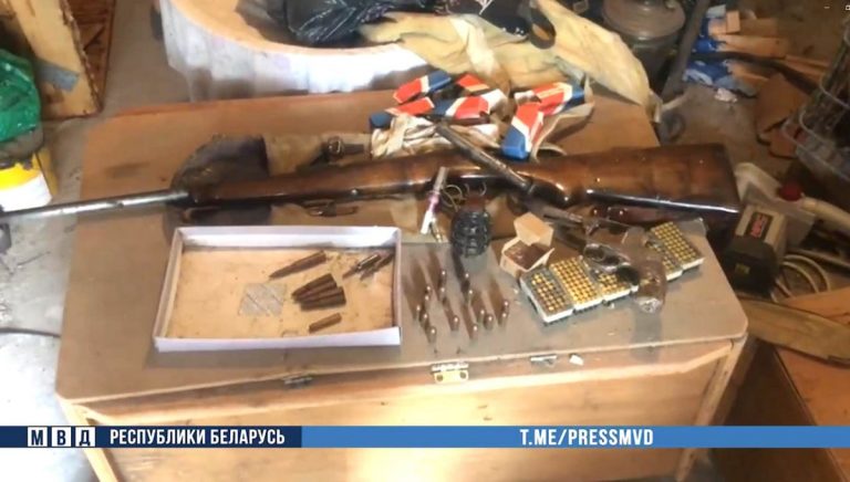 У жителя Пинского района нашли арсенал арсенал у пинчанина