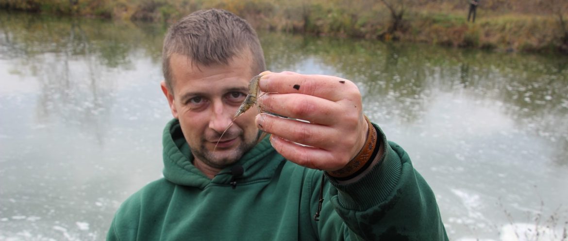 Как ловятся белорусские креветки в Белоозёрске