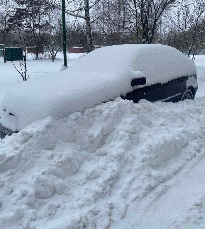 авто в снегу
