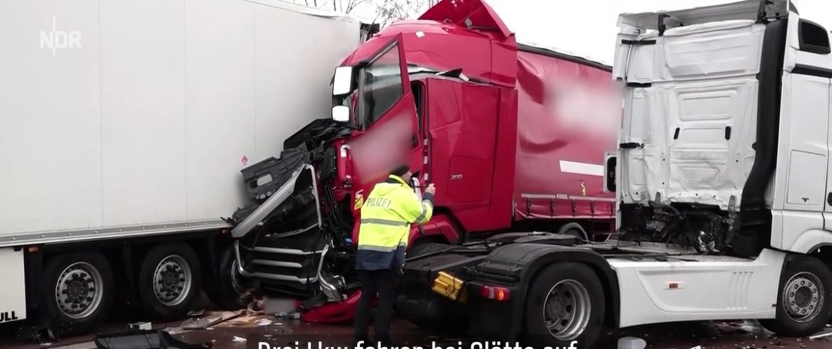 ДТП дальнобойщик Германия
