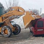 ДТП Кобрин погрузчик