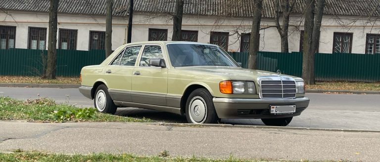 ТОП старых авто в Беларуси, за которые хотят большие деньги Mercedes-Benz S-Класс W126