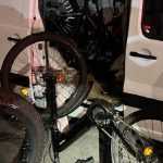 Микроавтобус с крадеными велосипедами