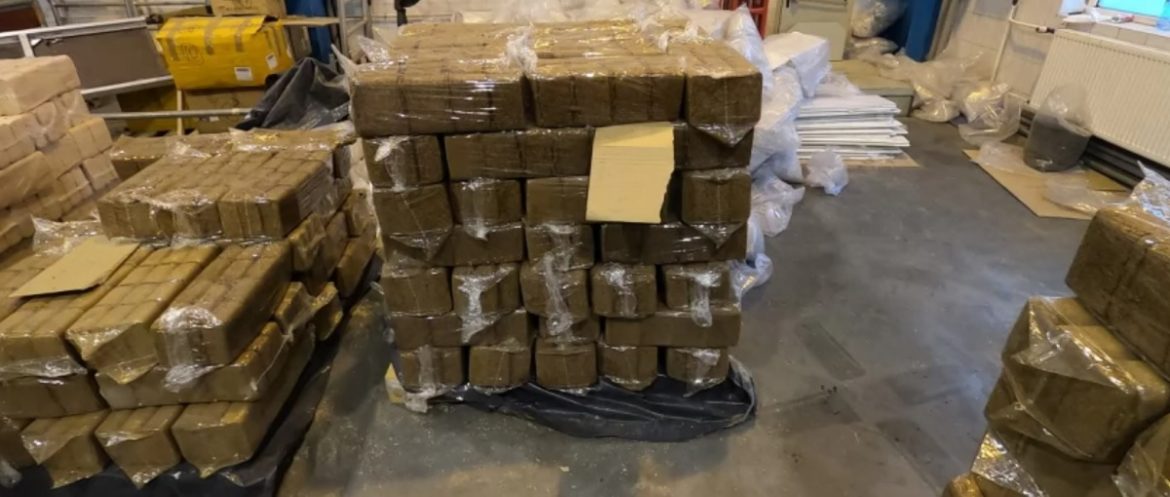 Конфискованный в Польше табак