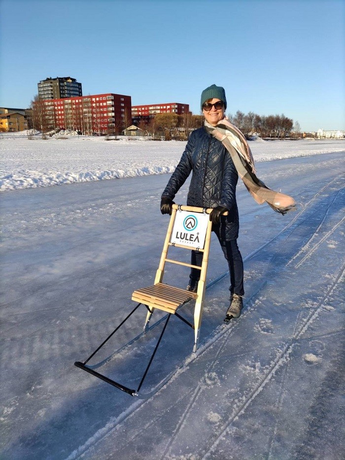 зимний самокат