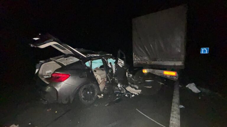 BMW врезался в грузовик в Бобруйском районе ДТП в Бобруйском районе