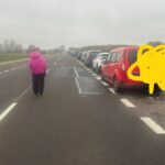 Очередь из Польши в Беларусь