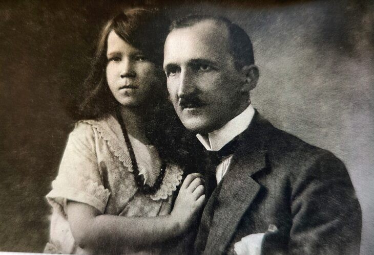 Зигмунт Котлубай с дочкой Иолантой