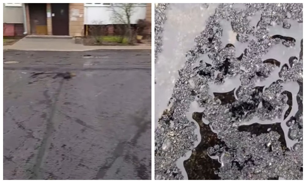 Пенсионер пожаловался на асфальт в Сморгони