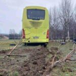 Автобус из Беларуси попал в аварию в Польше