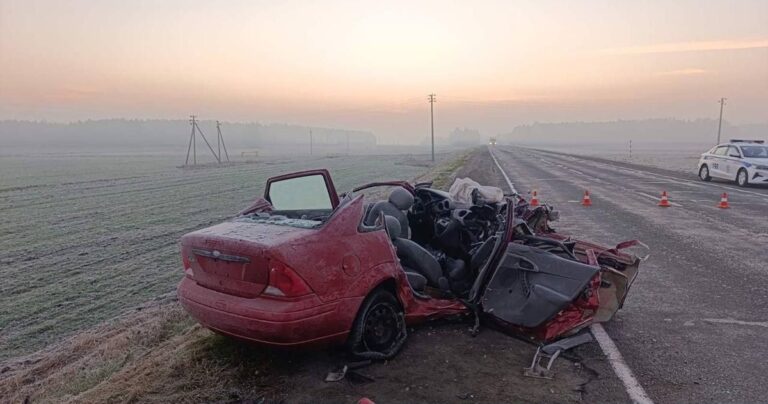 Подробности аварии в Пинском районе, в которой прицеп убил двух человек ДТП в Пинском районе