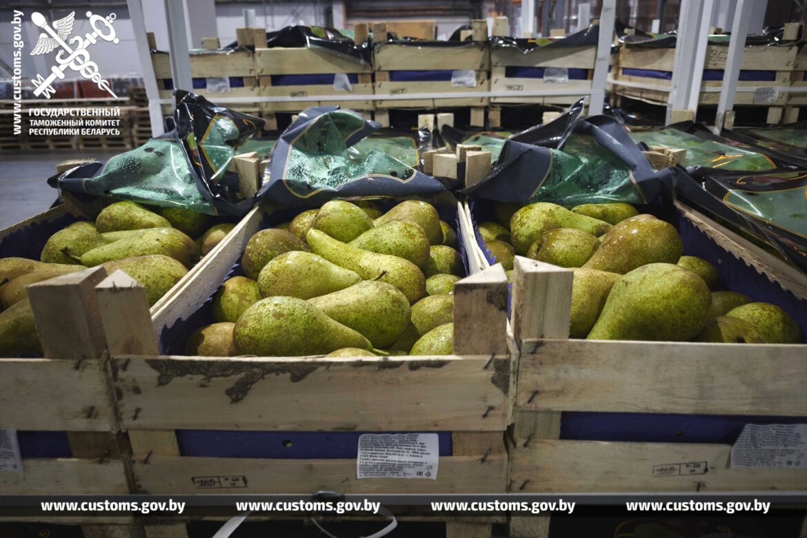 груши с фур задержанных на границе