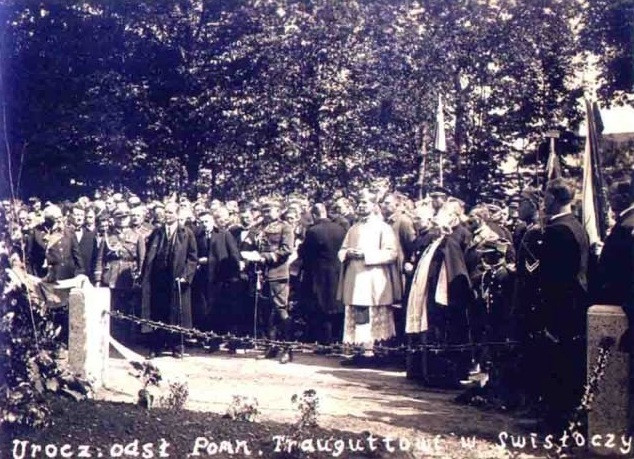 Адкрыццё помніка Траўгуту ў Свіслачы