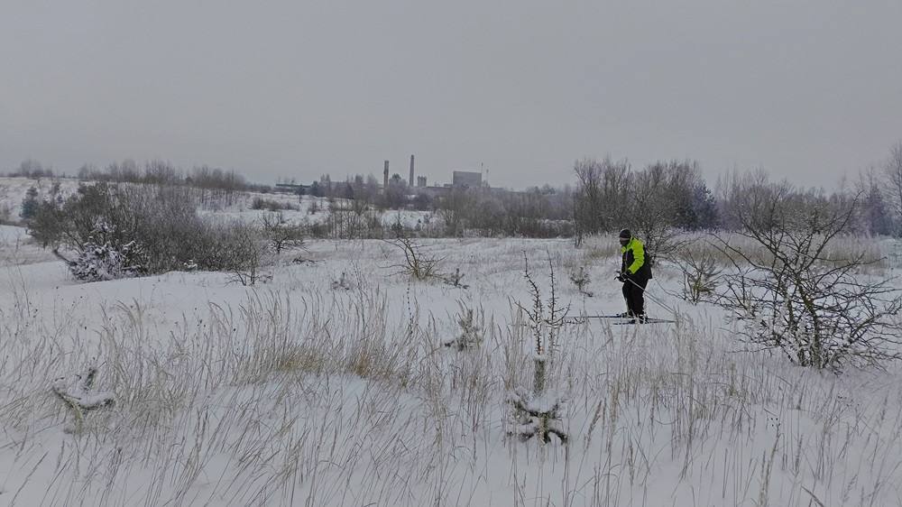 Лыжная трасса в Берёзе