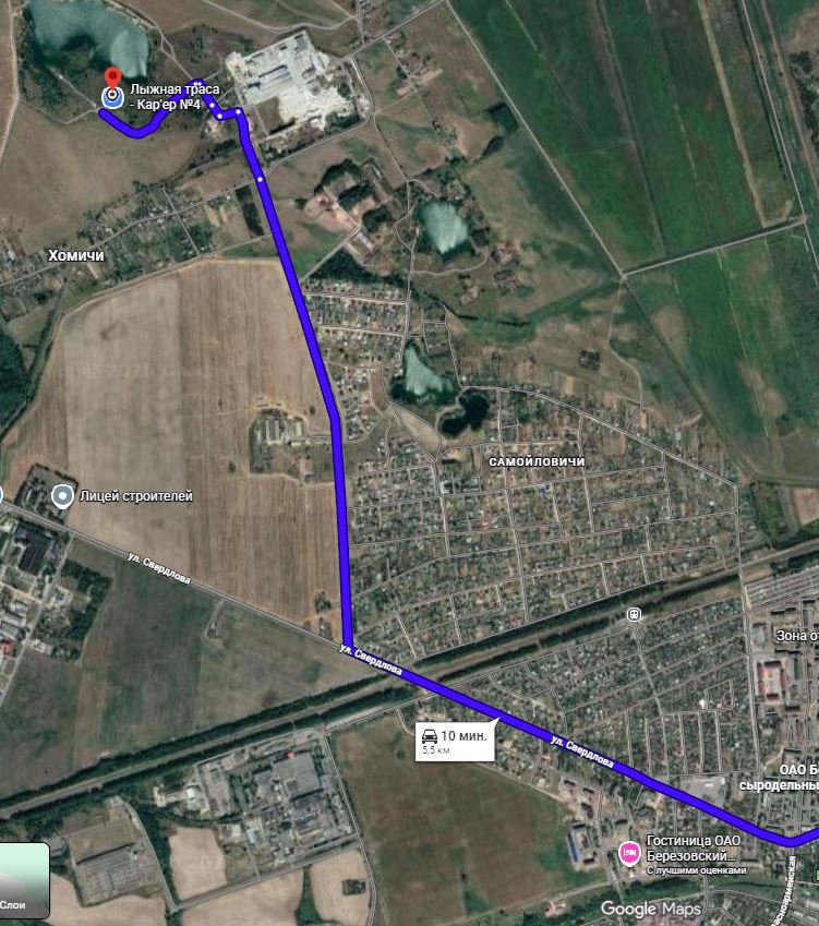 Как проехать из Березы