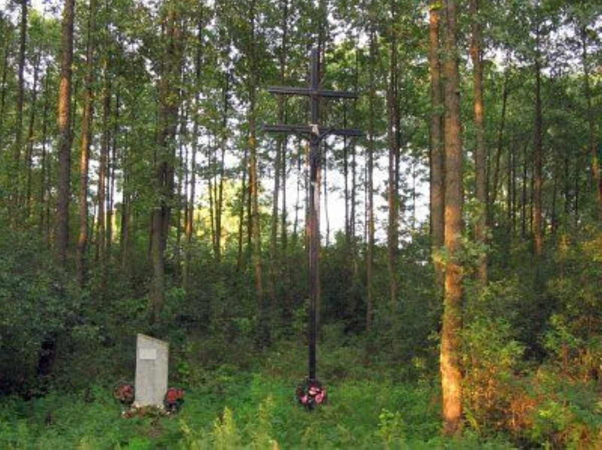 Магіла ў вёсцы Калоднае