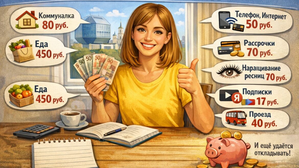 Расходы девушки в Беларуси
