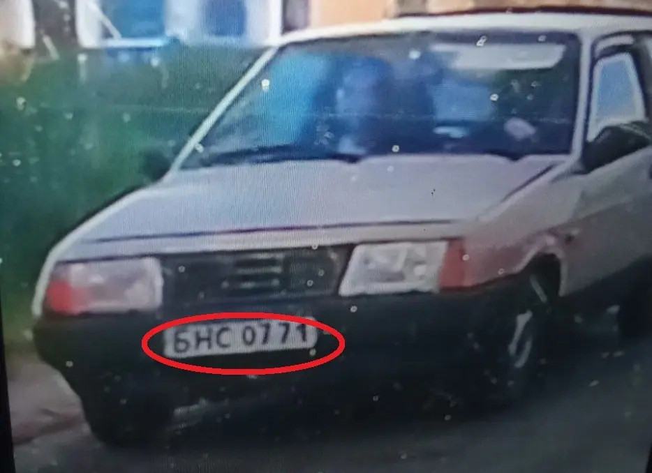 Николая увезла машина на странных номерах