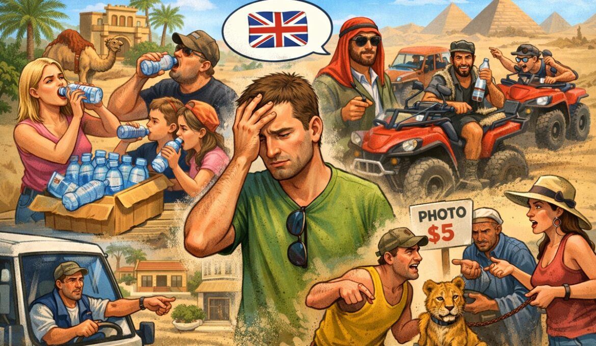 Туристы в Египте