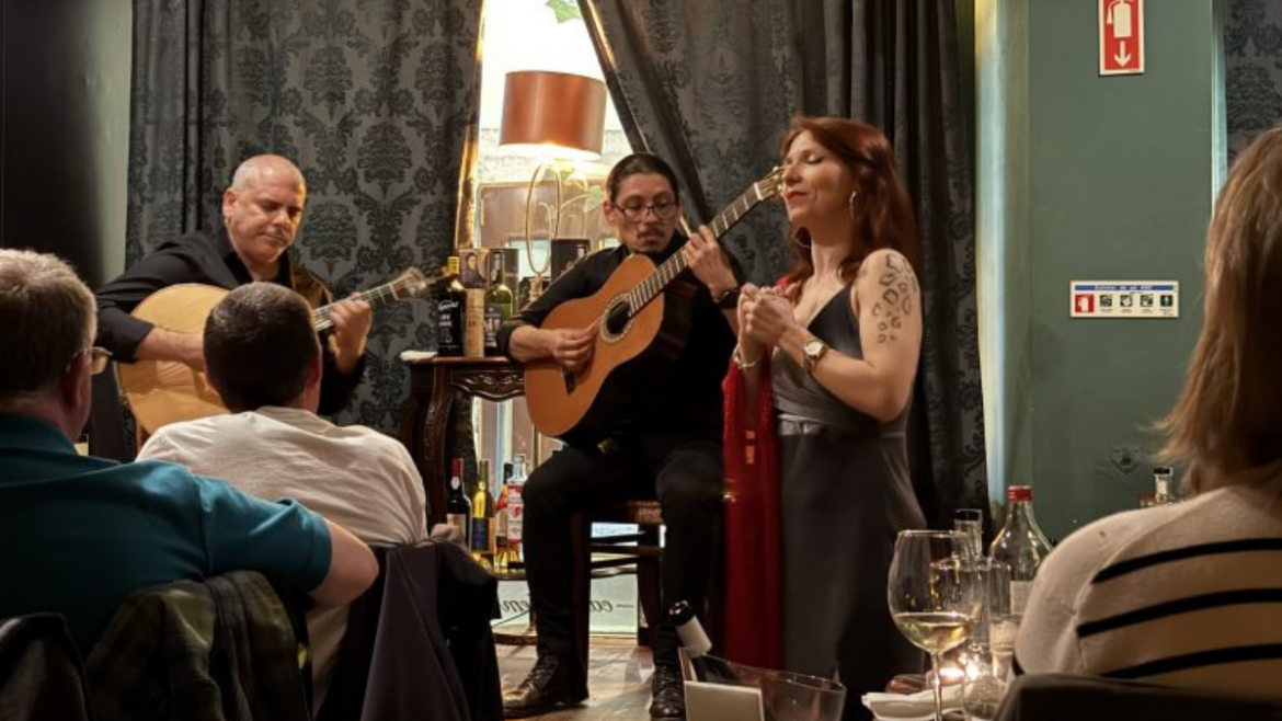 ужин с фаду в Лиссабоне живая музыка и выступление певицы