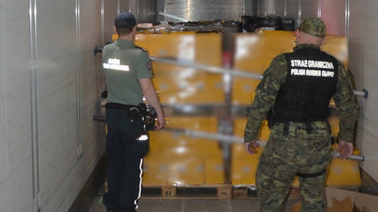 Дальнобой из Беларуси попался в Польше с краденым полуприцепом Контрабанда