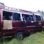 Маршрутка перевернулась