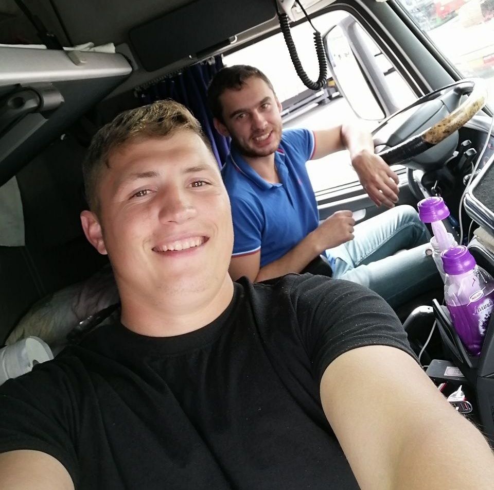 Виталий с коллегой