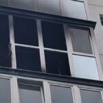 Сгоревший балкон