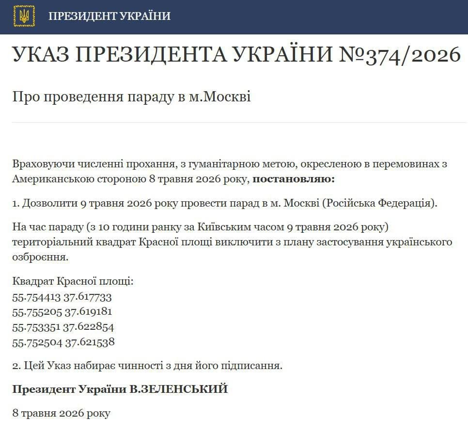 Указ Зеленского