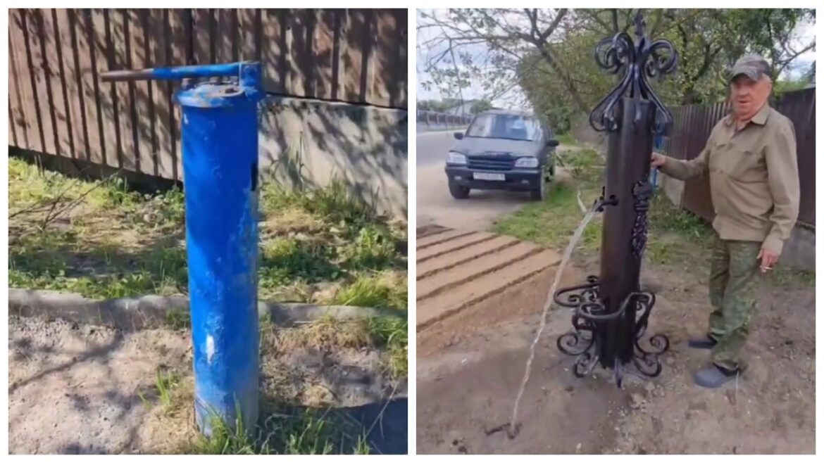 Колонку починили