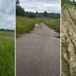 дорога к кладбищу в Пильковичах