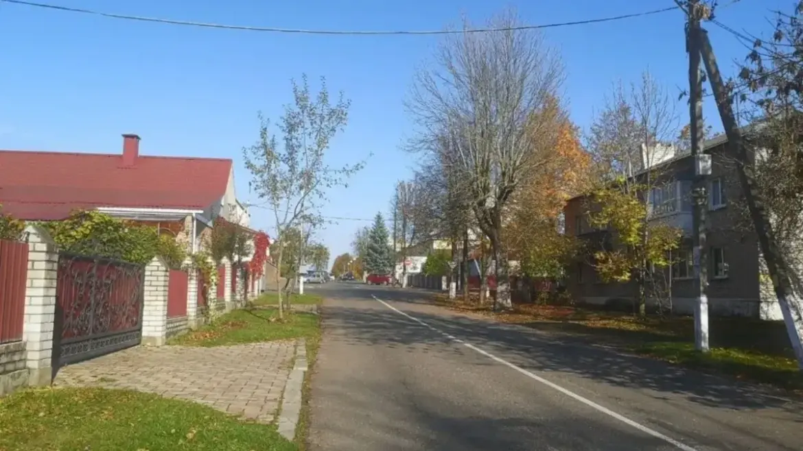 Пешеходы Вилейки обходят участок без тротуара отсутствие тротуара